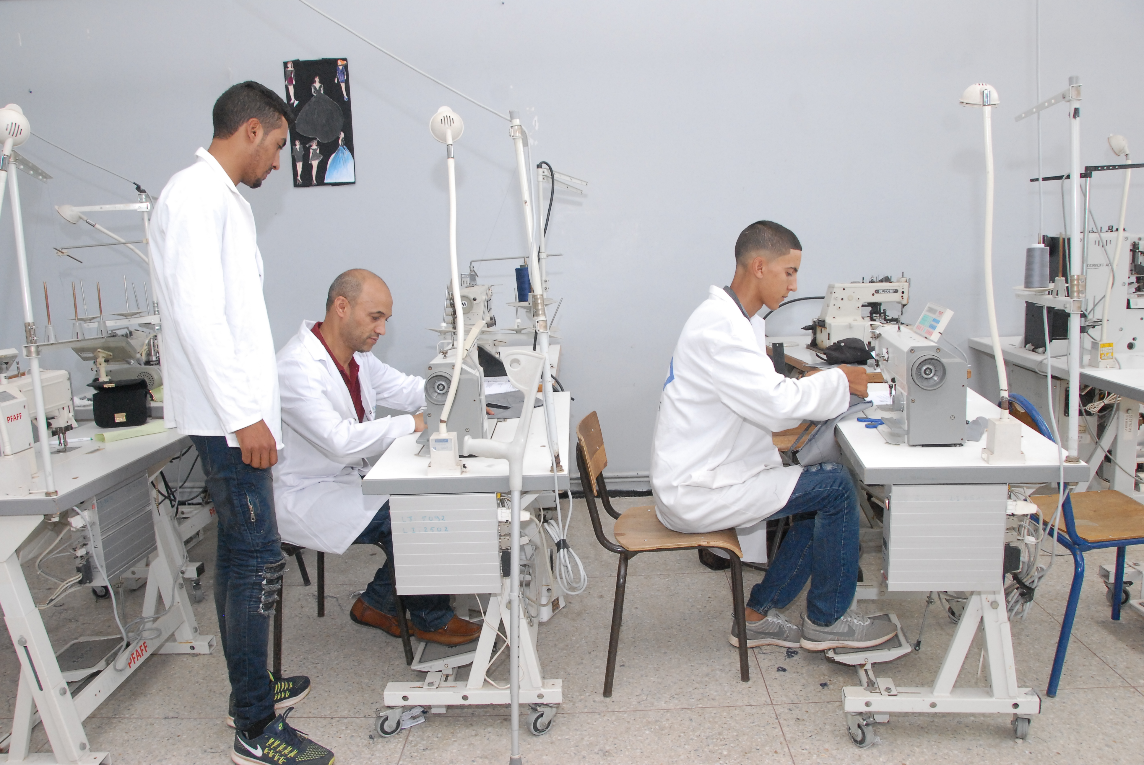 Moroccan trainees