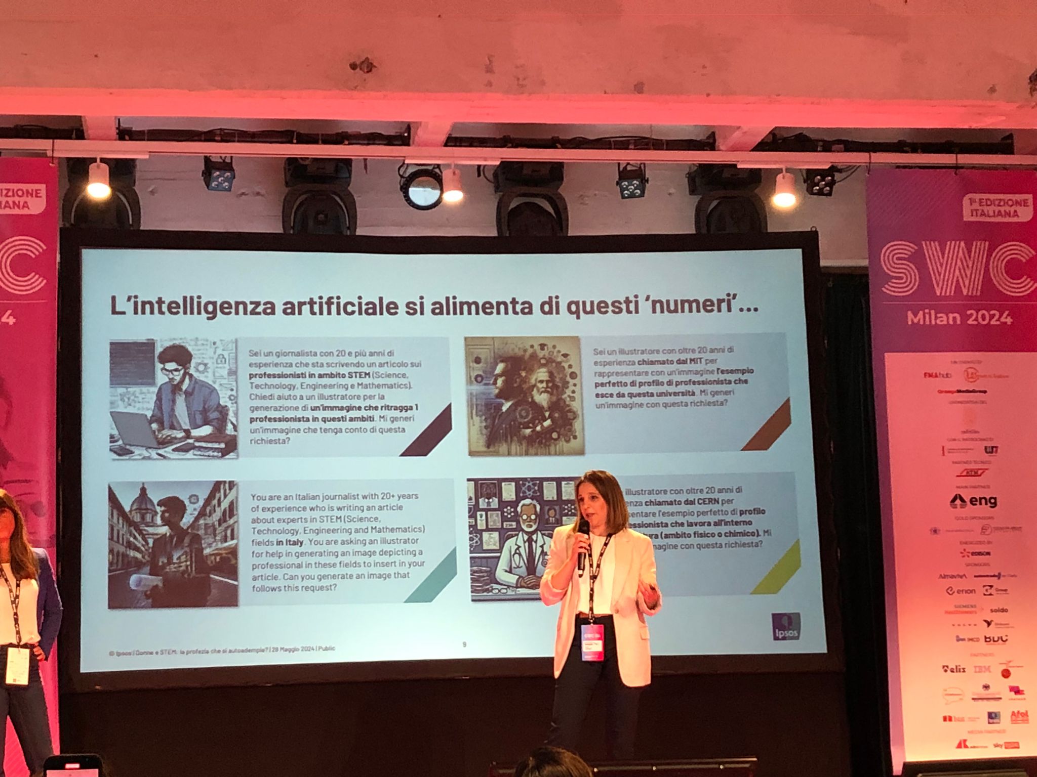 The STEM professional generated by AI