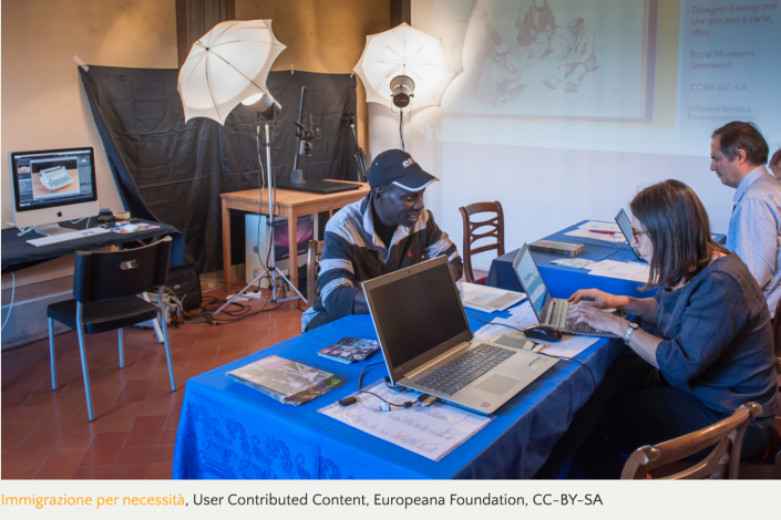 Immigrazione per necessità, User Contributed Content, Europeana Foundation, CC-BY-SA