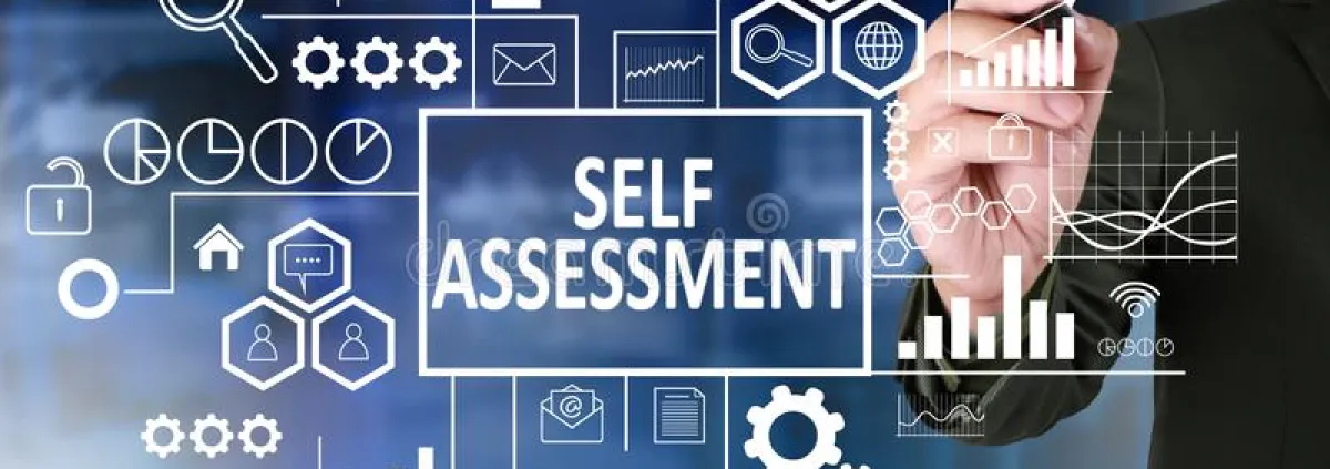 Photo of self-assessment tool