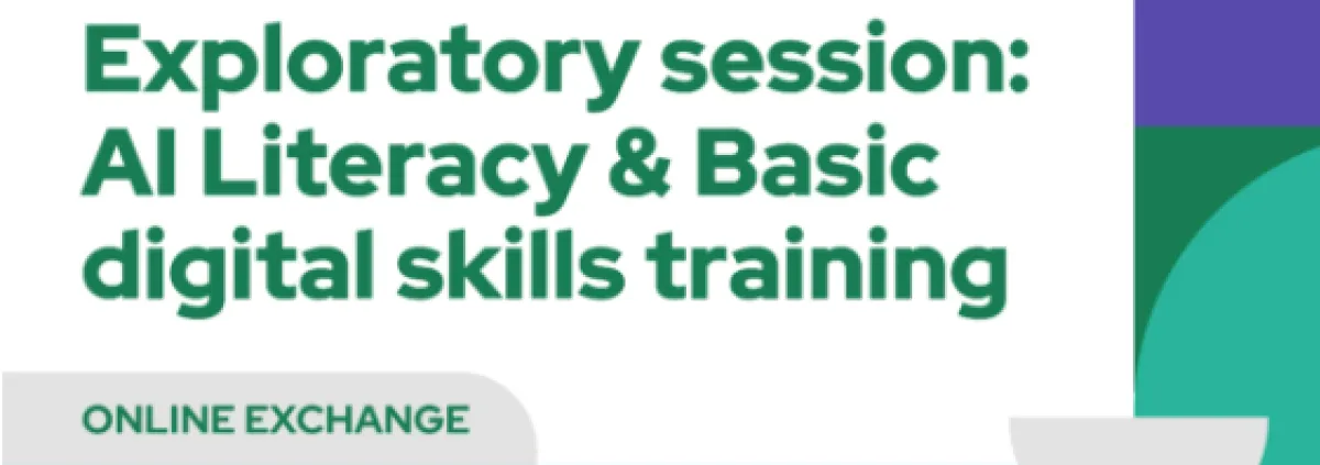 Exploratory Session: AI literacy and basic digital skills training