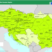 Map of Danube Region Platform