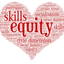 Heart image on social inclusion