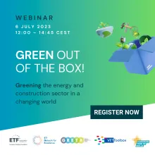 Banner GRETA event with the title