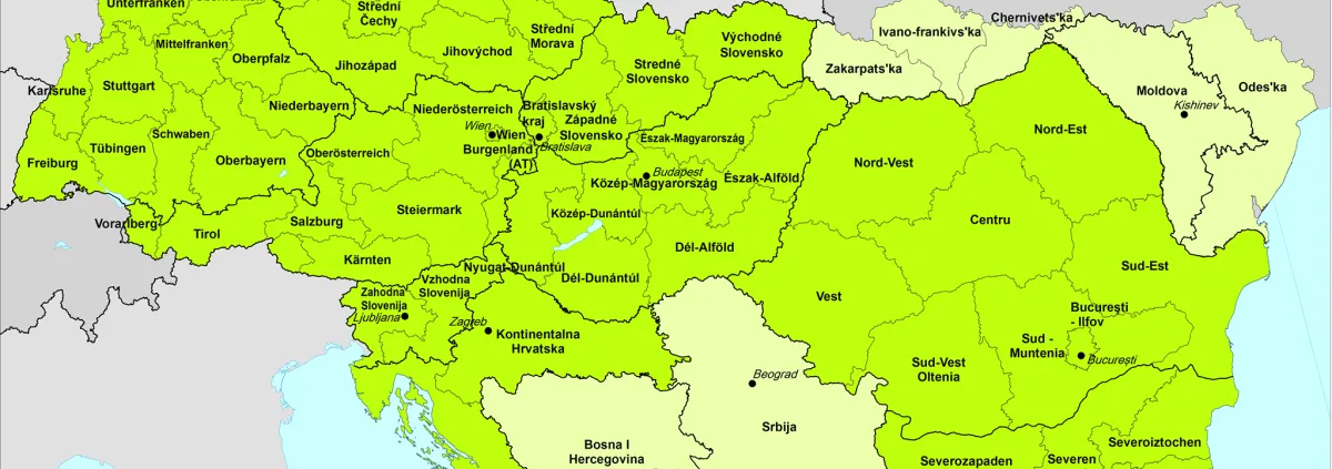 Map of Danube Region Platform