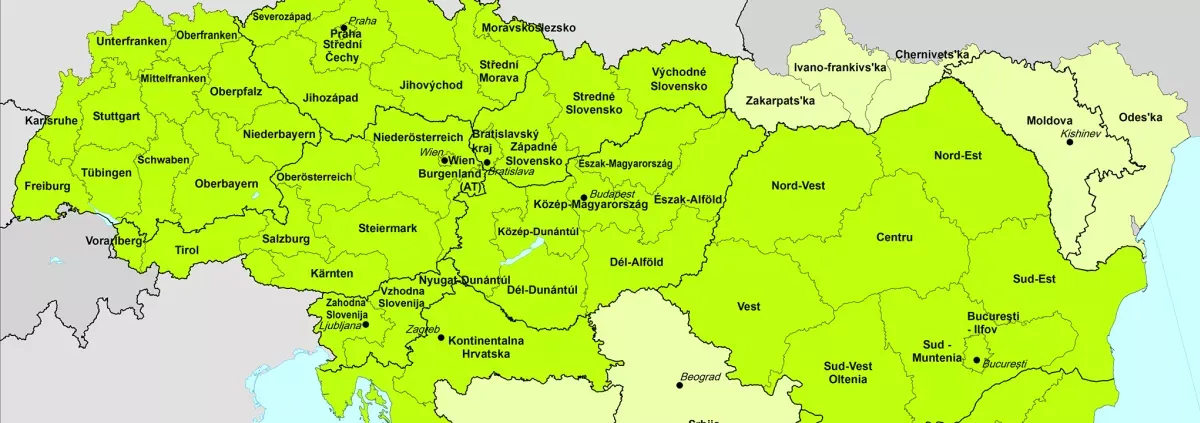 Map of Danube Region
