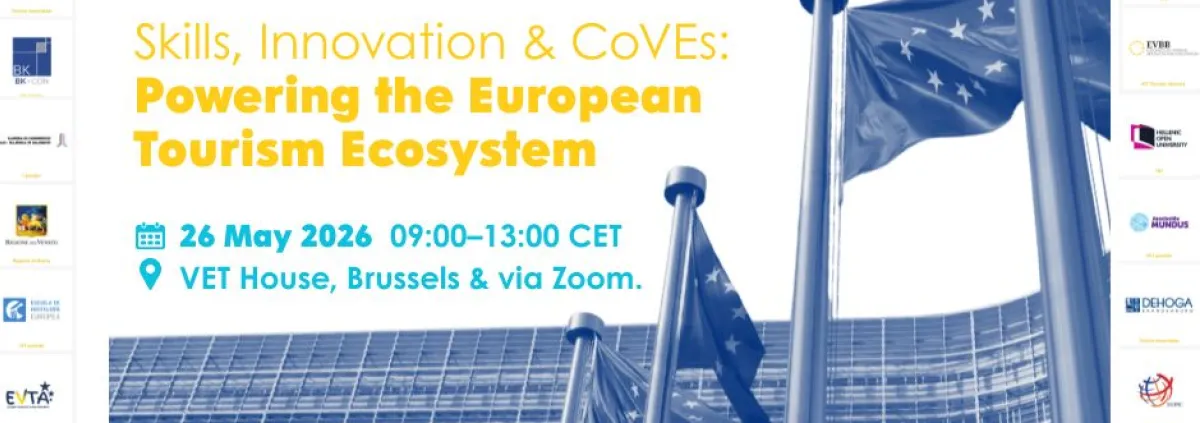 The TourX Final Conference | Skills, Innovation & CoVEs: Powering the European Tourism Ecosystem